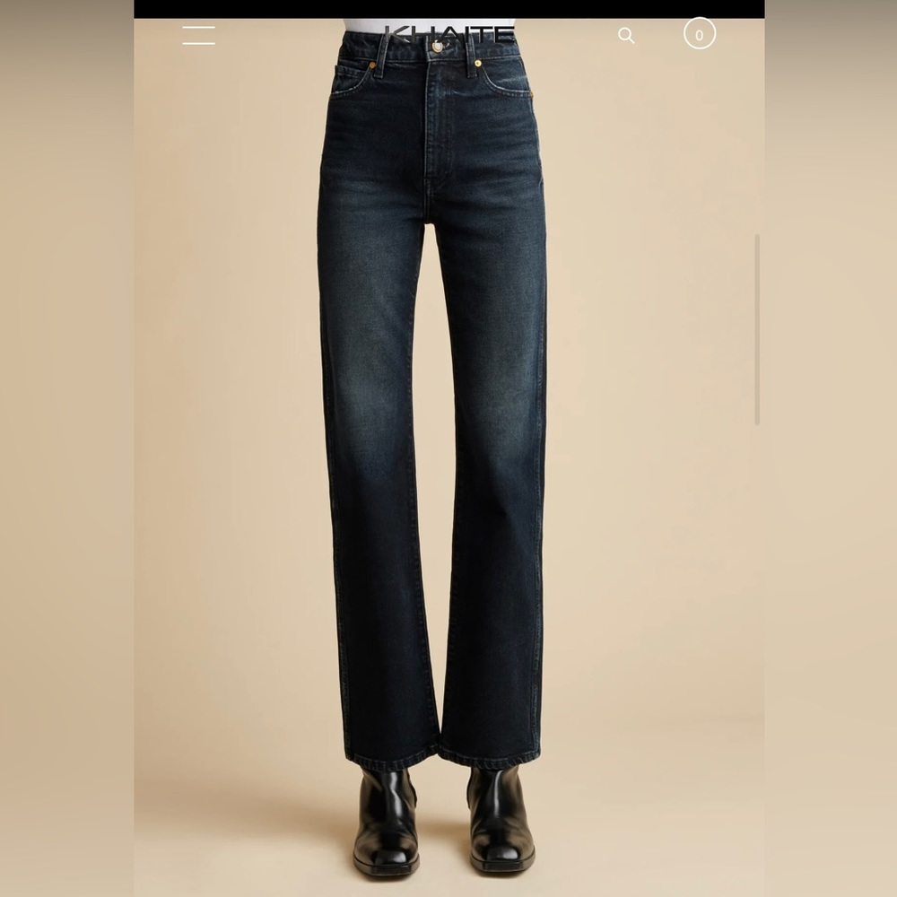 KHAITE Danielle Denim size 28 NWT